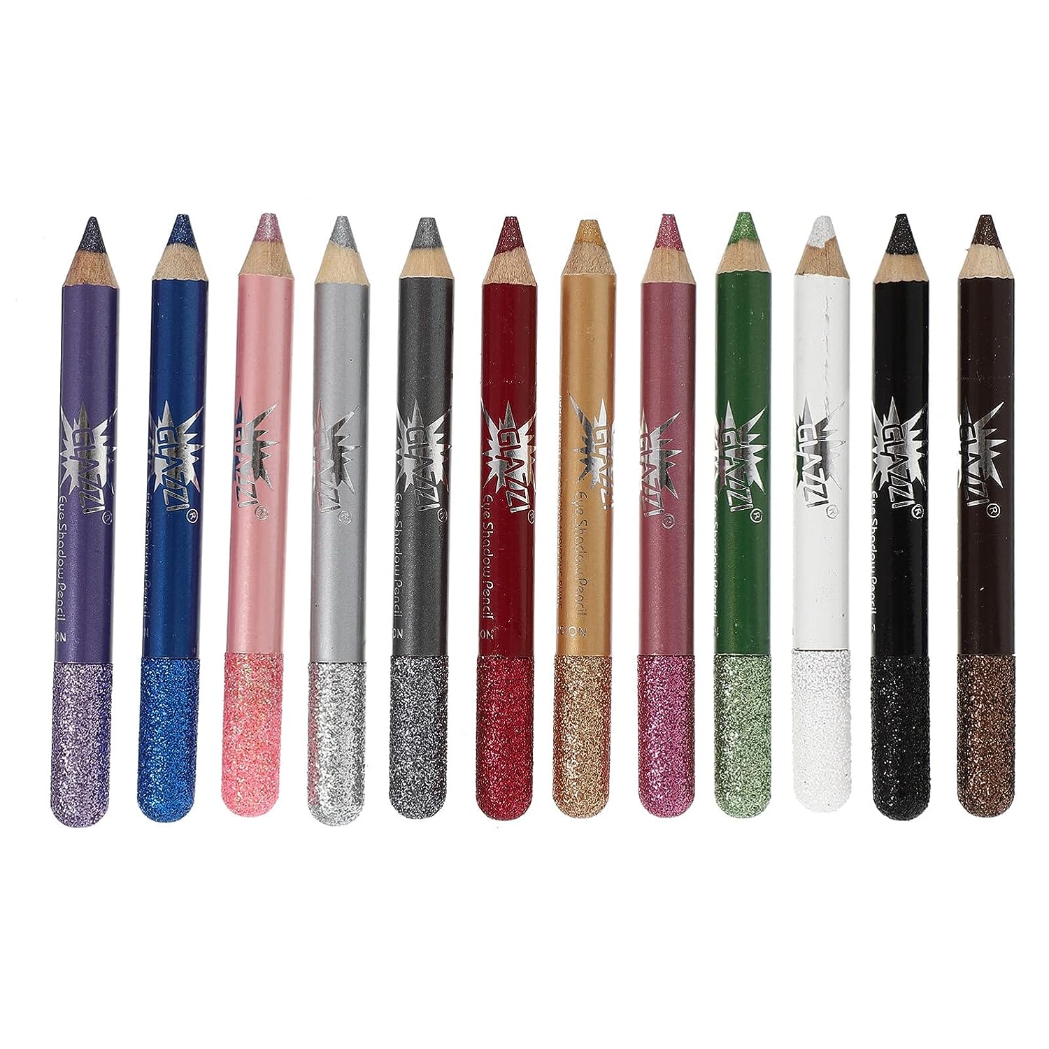 SOLUSTRE 12-Piece Glitter Eyeshadow Pen Set with Glitter Pearl Eyeshadow Pen, Durable Eyeshadow Pen, Easy to Colour