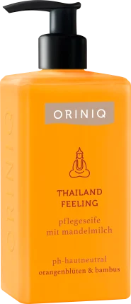 Liquid soap Thailand feeling with almond milk, orange blossom & bamboo, 300 ml