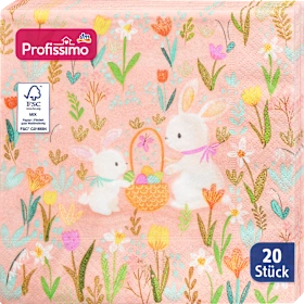 Napkins \"Flowery Easter\" (33x33 cm), 20 pcs
