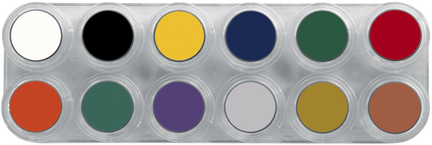Creme Makeup-Palette F mit 12 Farben