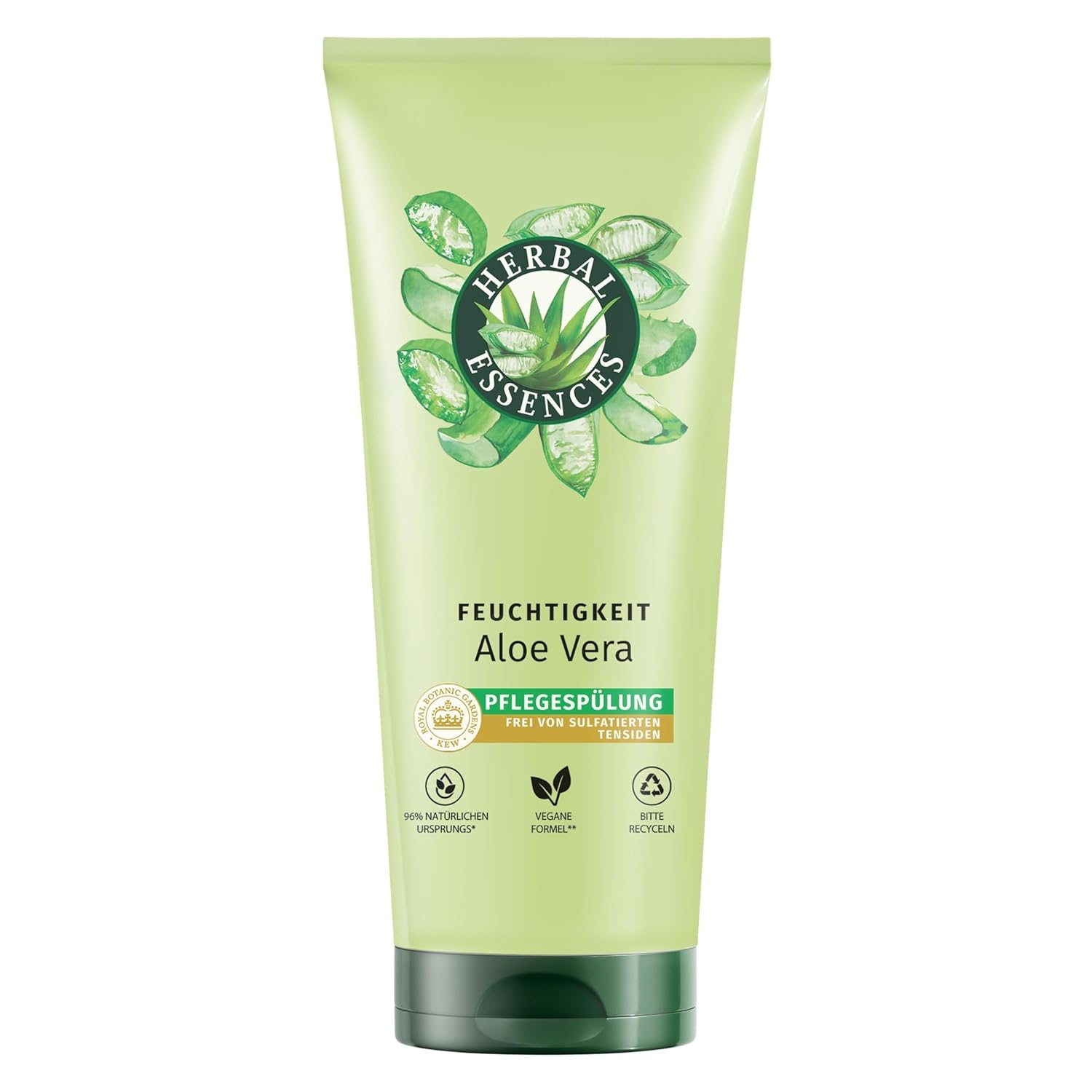 Herbal Essences Moisturizing Conditioner with Aloe and Jasmine Fragrance 250 ml From Very Dry to Shiny Hair, With Ingredients of Natural Origin, Vegan