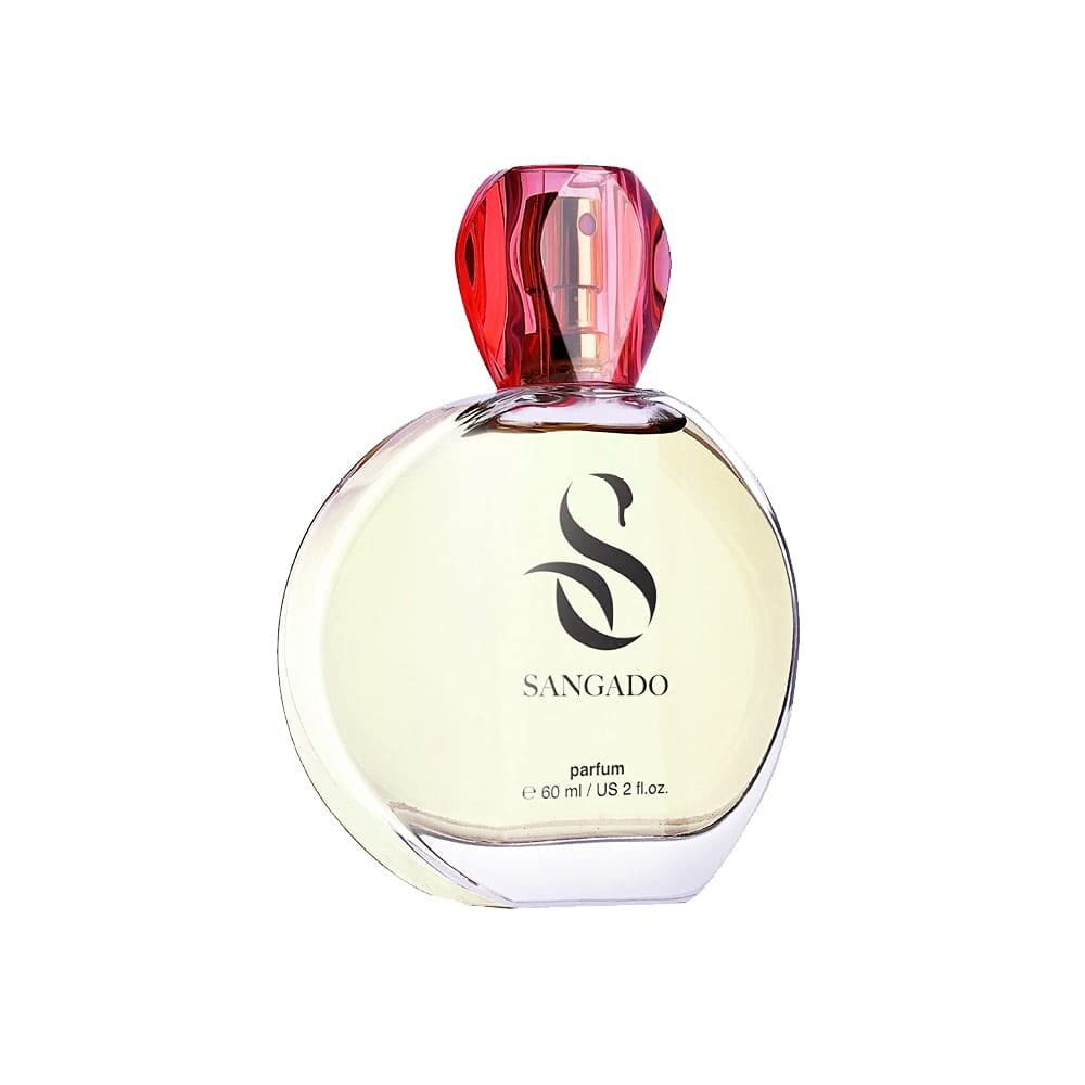 Sangado Sword Lily, Perfume for Women, 8-10 Hours Long-Lasting, Luxuriously Fragrant, Floral Woody Musk, Delicate French Essences, Extra Concentrated (Perfume), Elegant, Tempting, 60 ml