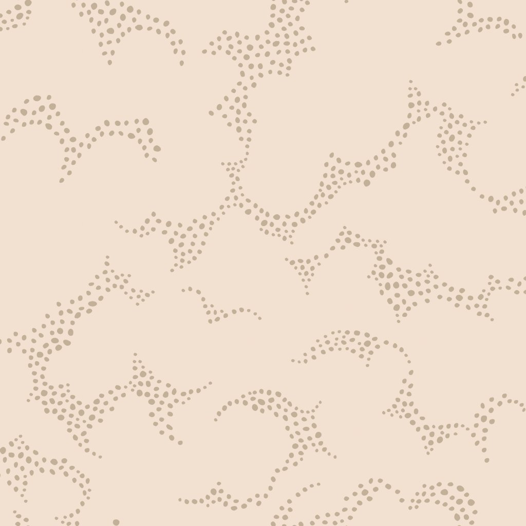 Hanna Werning Wonderland 1457 Non-Woven Wallpaper Cloud Pattern Brown Polka