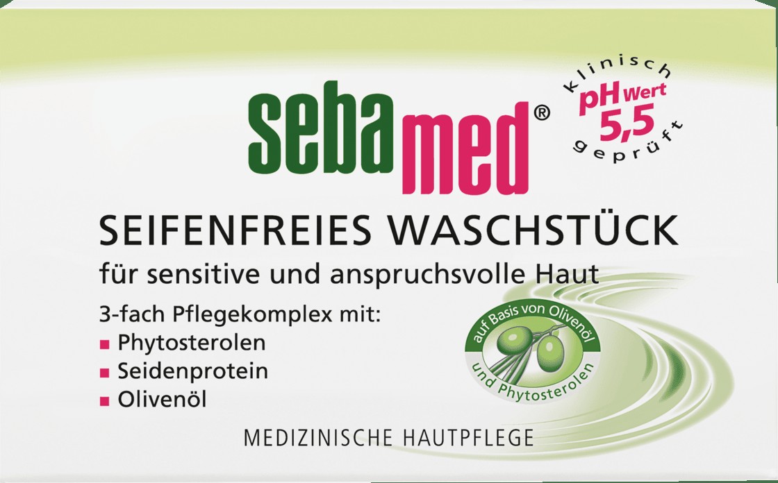 sebamed Soap Is Soap-Free Washing Piece Of Olive, 150 G