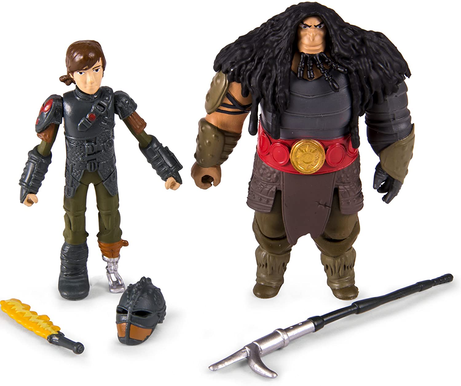 How To Train Your Dragon 2 Viking Warriors - Hiccup Vs. Drago Figures