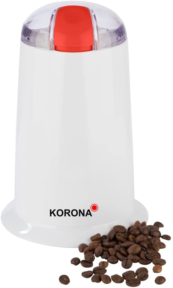 Korona 26010 Coffee Grinder | 140 Watt | Capacity approx. 40 g | Stainless Steel Knife | Safety Switch