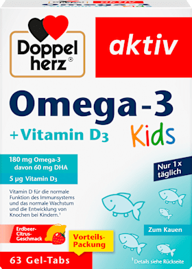 Omega-3 Kids Gel Tabs 63 pieces, 81.9 g