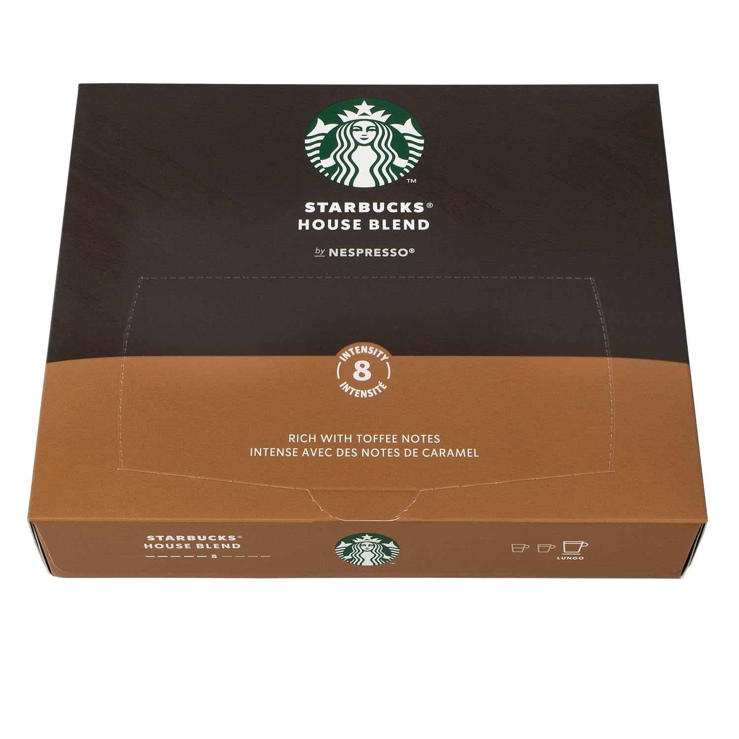 STARBUCKS® House Blend 50 Coffee Pads for Nespresso Pro (Medium Roast, 3.2 kg, 50 Pads of 6.4 g)