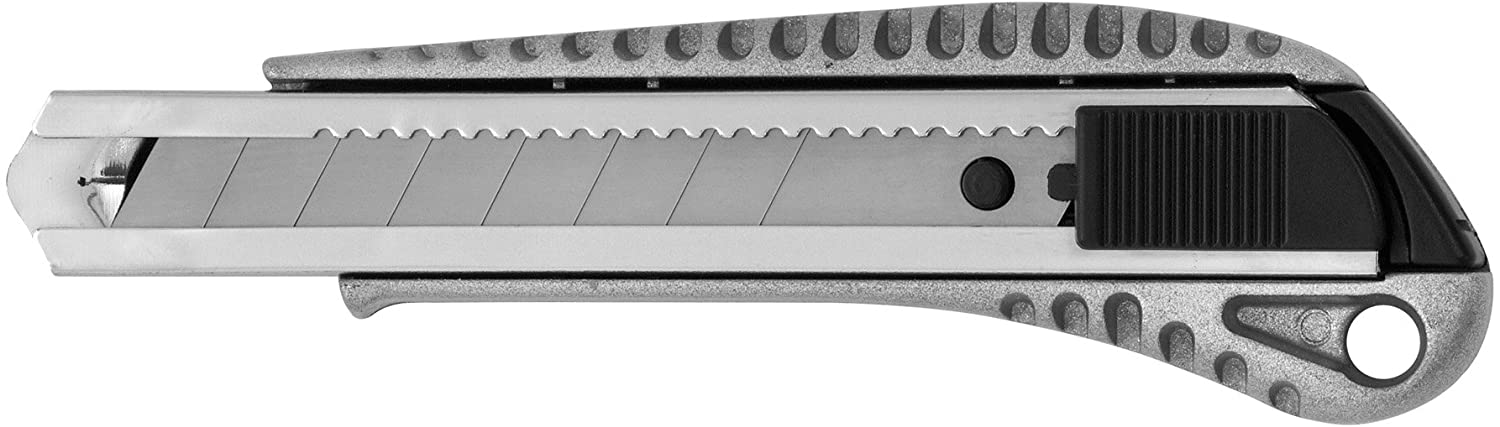 Westcott E-84028 00 Cutter Aluminium Alloy Ergonomic Handle Blade Width 18 mm Grey / Black