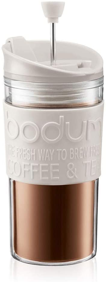 Bodum Travel Press Set Coffee Maker - Off White