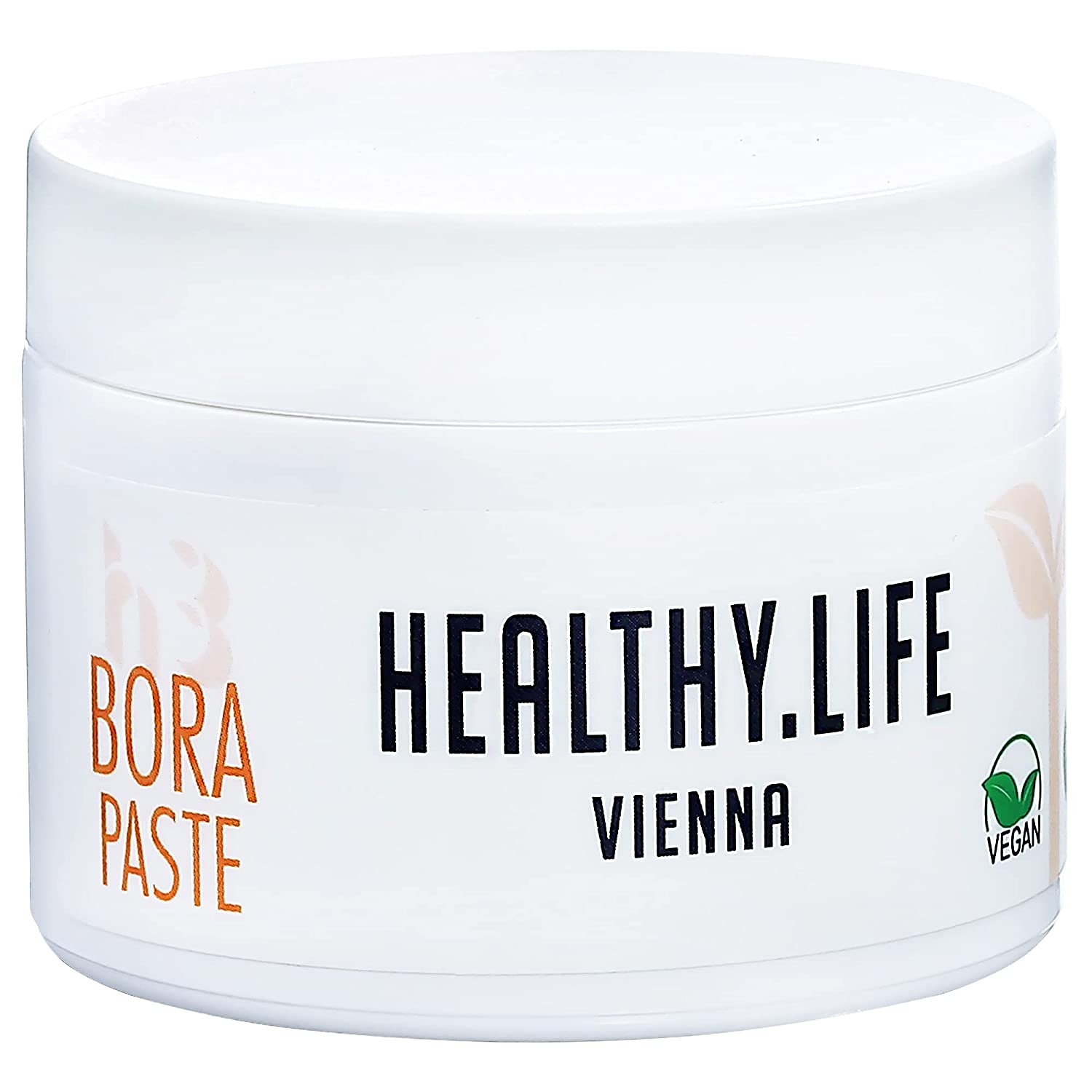 healthy.life Healthy Life Vienna Bora Paste Vegan Hair Paste Styling Products - Hair Matte Paste for Men / Women, Natural Paste for Textured Looks and Volume Matte Finish, Holding Factor 3, 50 ml