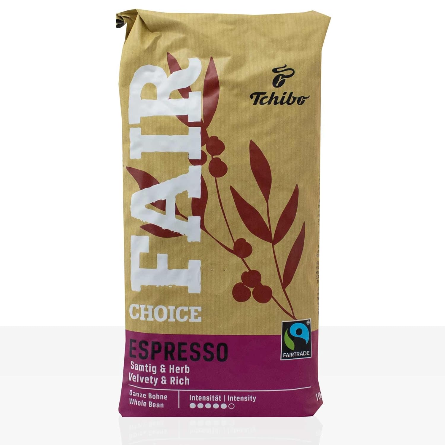 Tchibo Fair Choice Espresso 6 x 1 kg Coffee Bean