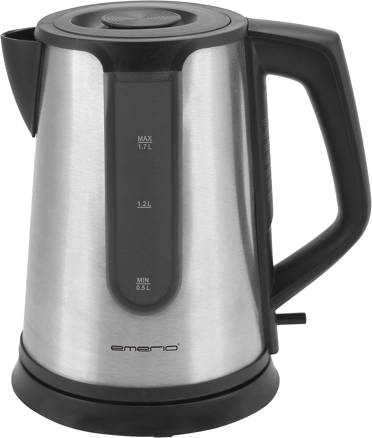 Emerio Kettle, 1.7 L, stainless steel, cool wall, 2200 W.