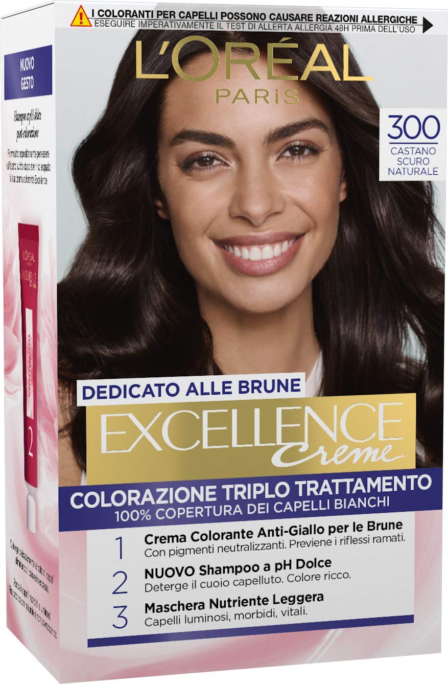 l'oréal L\'Oréal Paris Hair Colour 300 Castano Scuro Naturale, ‎300