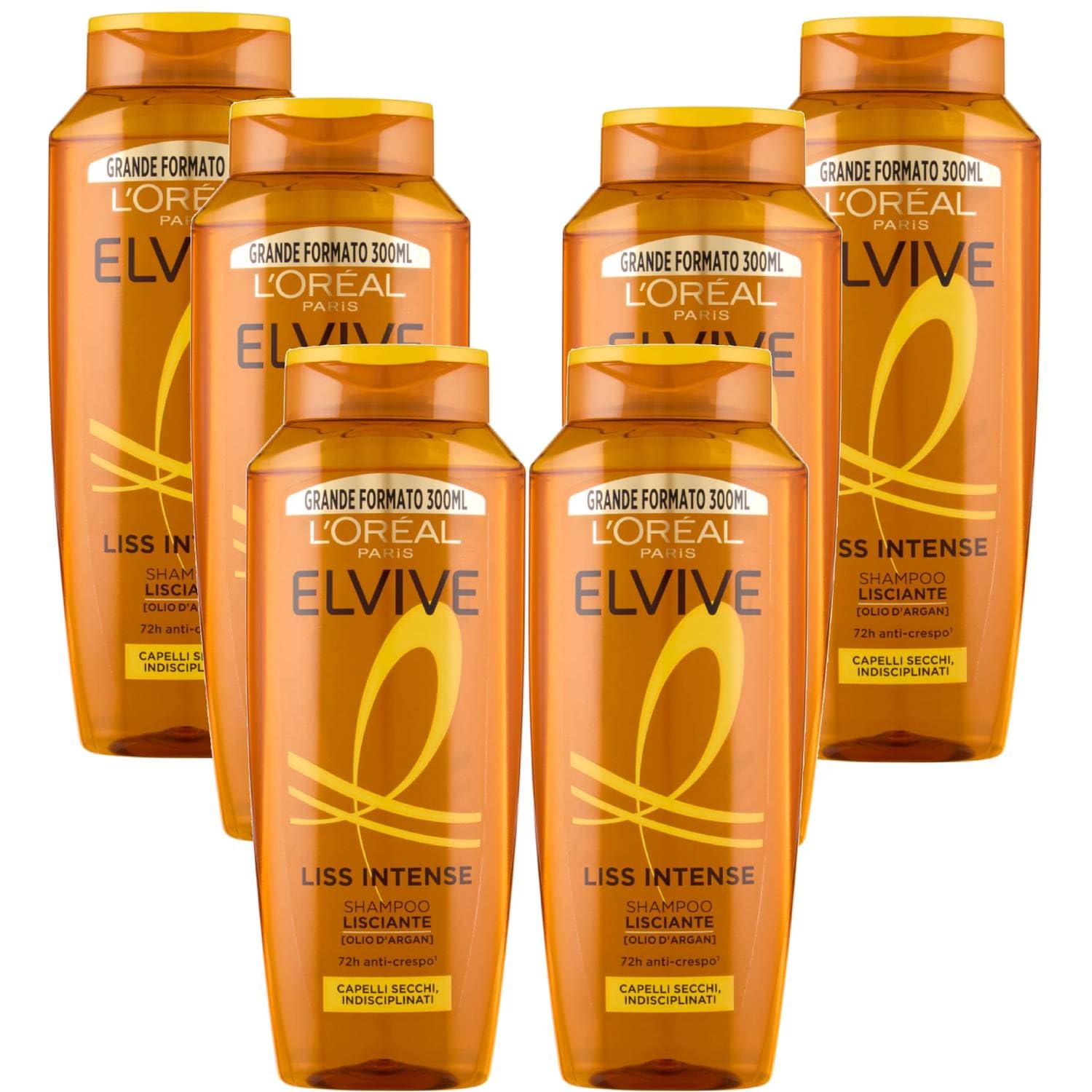 L\'oreal Paris Elvive Hair Care Shampoo and Conditioner (Smoothing Shampoo 300ml (Pack of 6))