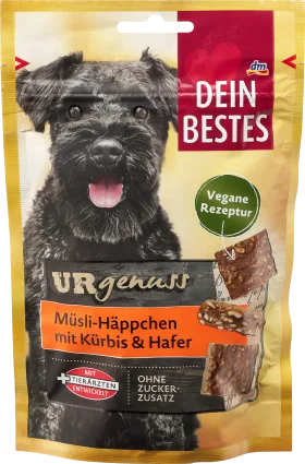 Dog treat muesli bites with pumpkin & oats, 60 g
