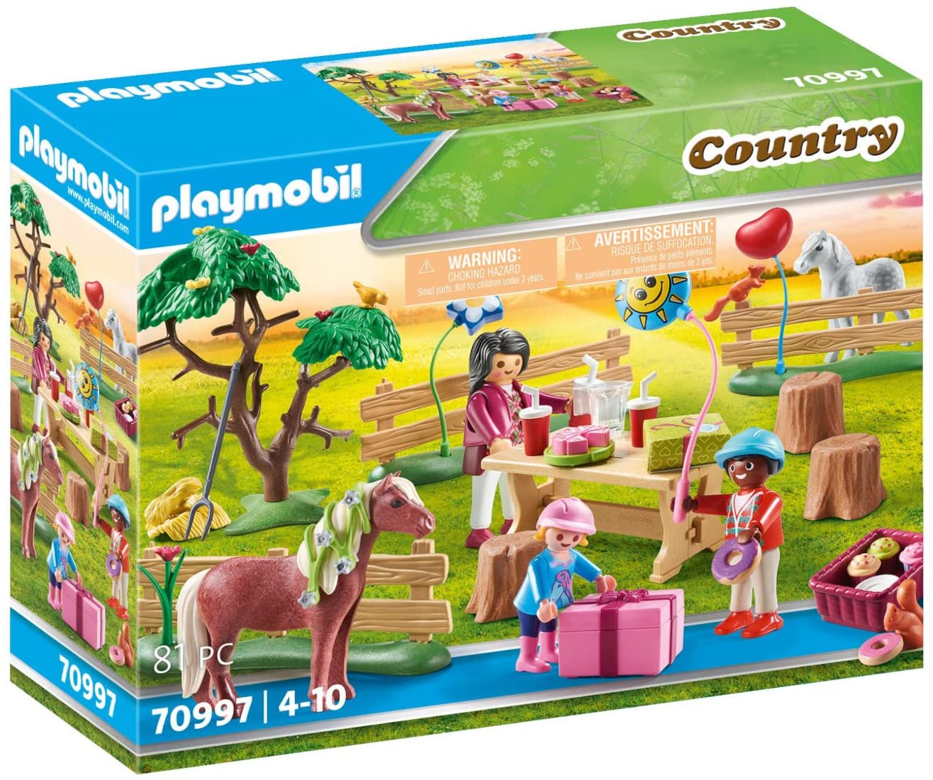 Playmobil Children\'s birthday party in the pony yard
