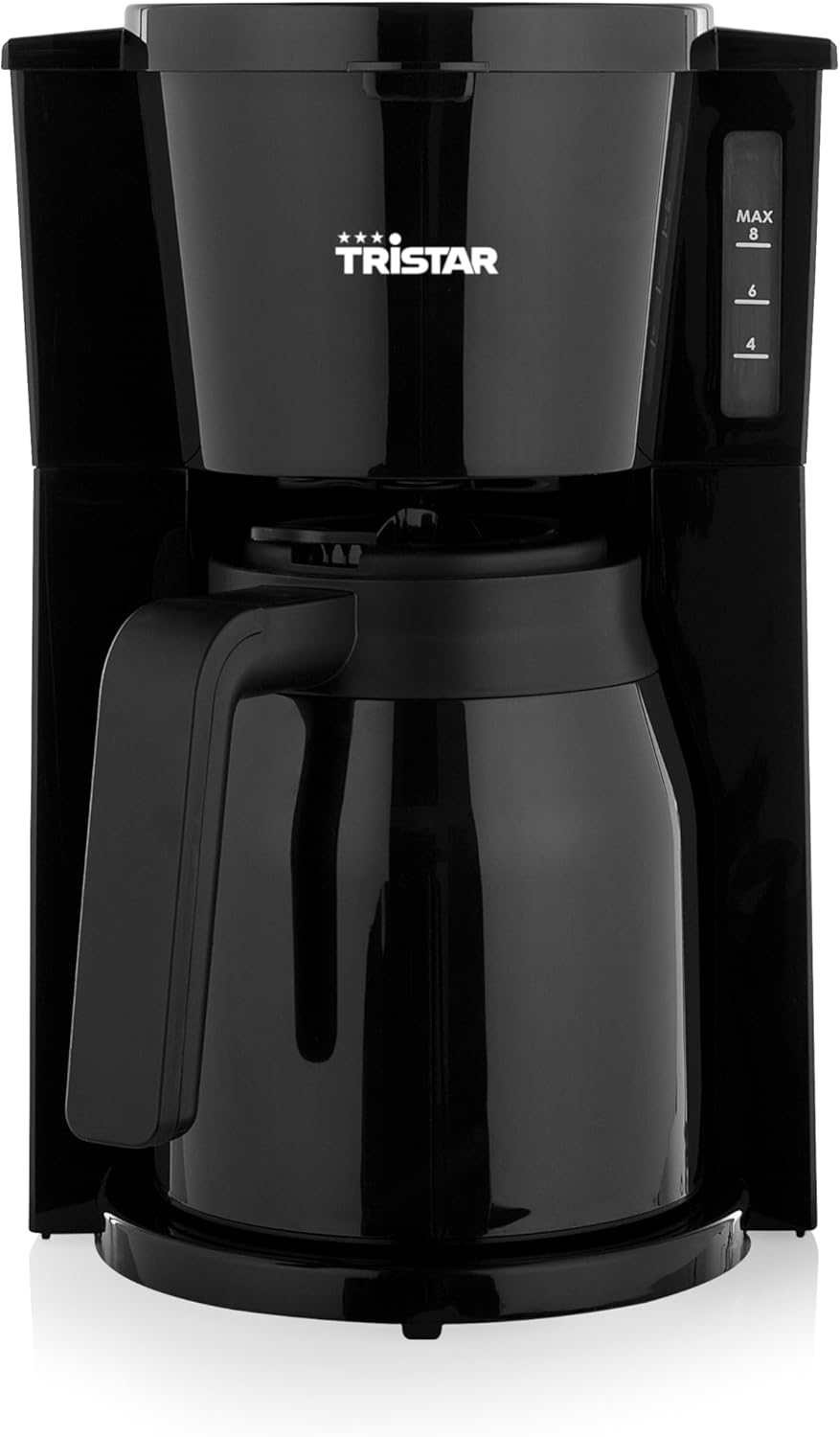 Tristar Coffee Machine, 1L Thermos Flask, 900W, Double-Walled, 8-10 Cups, Drip Stop, Automatic Shut-Off, Compact, Dry Run Protection, BPA-Free, Easy to Clean, CM-1285