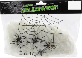 Decorate & set up spider web with 4 spiders, 1 piece