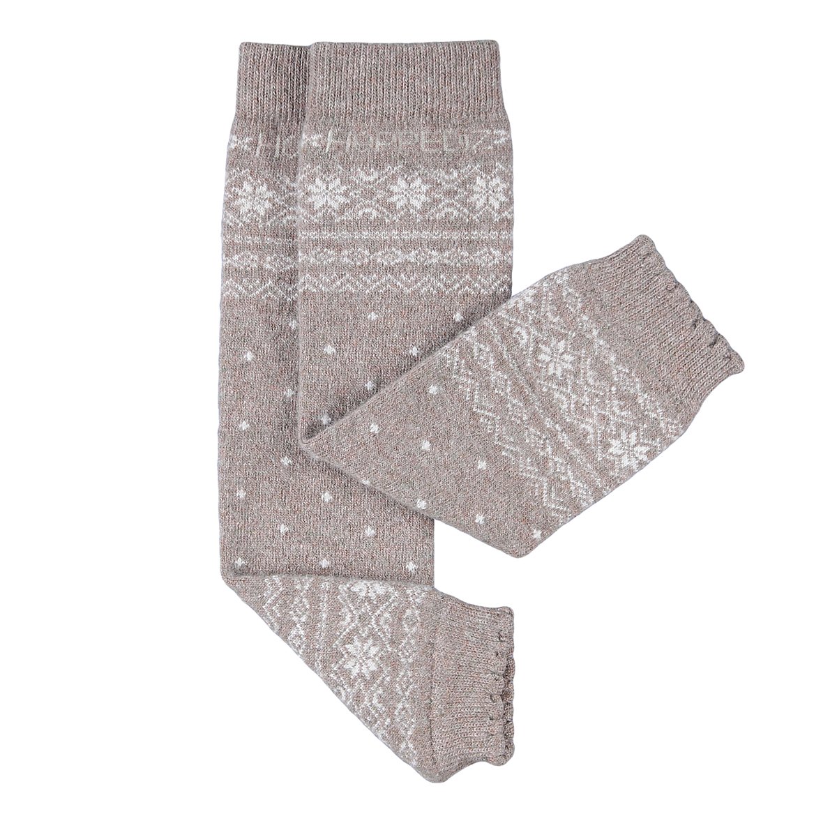 HOPPEDIZ® Baby Cashmere / Merino Wool Leg Warmers Norwegian Design Natural