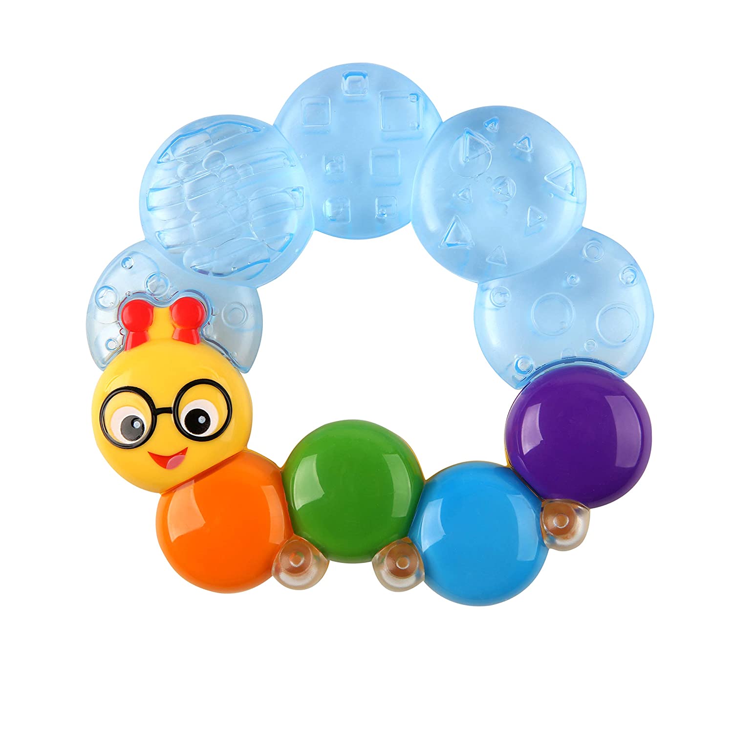 Baby Einstein, Teether Pillar, Teether that cools and calms, easy to grip, with textured surface
