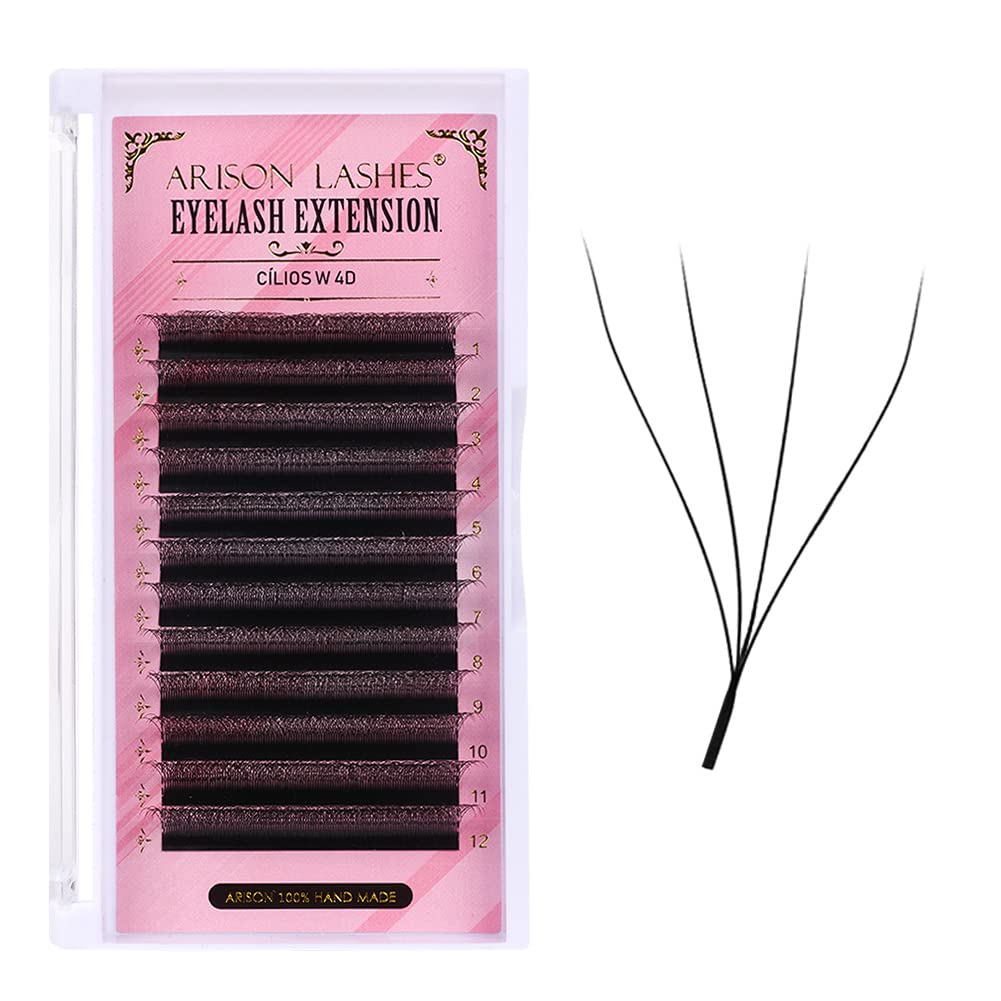 Yy Eyelash Extension D CURL 0.07, 8 mm Mixed Tray Y Shape Weave Pre-Made Fan Individual Eyelash Extension (0.07d 15mm)