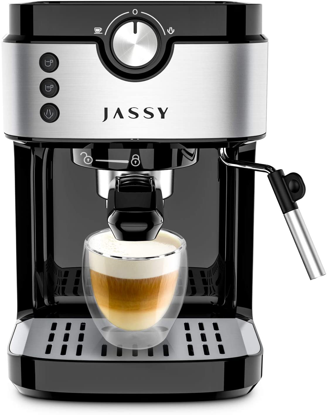 JASSY Espresso Machine Coffee Machine 20 Bar Cappuccino Machines with Powerful St
