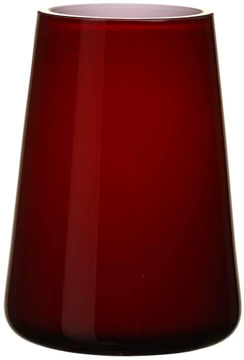 Villeroy & Boch Villeroy und Boch Numa Mini Vase, Red (Deep Cherry), 12 x 9 x 6 cm