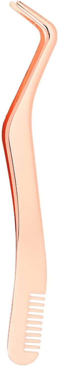 Eyelash Extension Tweezers - DIY Eyelash Precise Applicator | False Lash Application Tool | Eyelash removal with comb | Comb And Cluster | Lash Applicator Tool For Women, Professional Eyelash