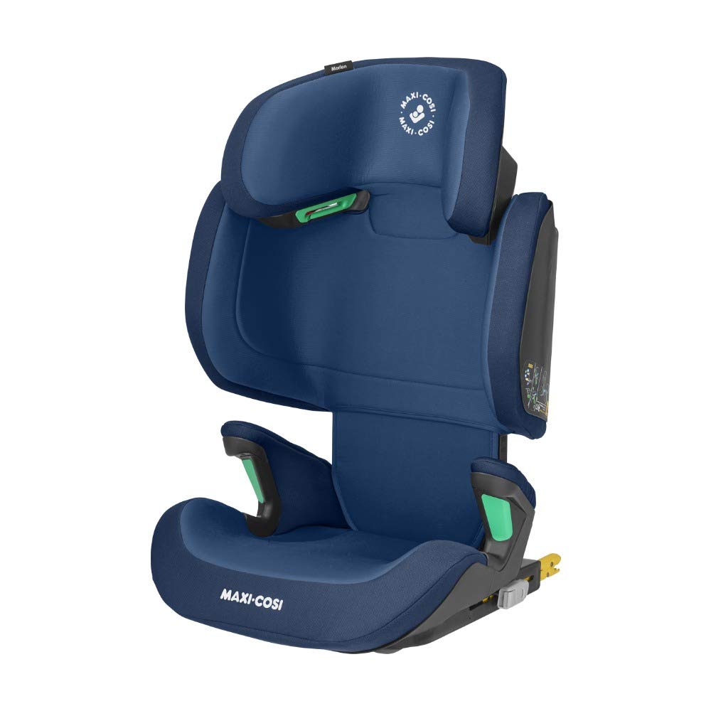 Maxi-Cosi Morion i-Size Child Seat with ISOFIX Group 2/3 Car Seat (Approx. 100-150 cm / 15-36 kg), Usable from Approx. 3.5 Years to Approx. 12 Years, Basic Blue (Blue)