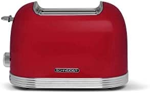 Schneider SCTO2R 2 Slice Toaster, Red, Medium