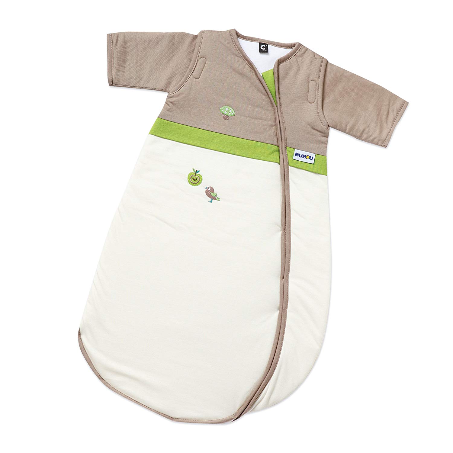 Gesslein Bubou Design 145 Temperature-Regulating Sleeping Bag for Babies / Children Size 90 Natural with Forest Design 145