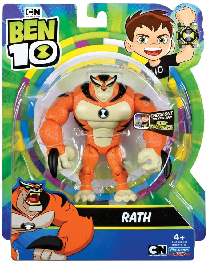 Ben 10 Ben35710 Ben10 Tiger Action Figures Rath, Multi-Colour