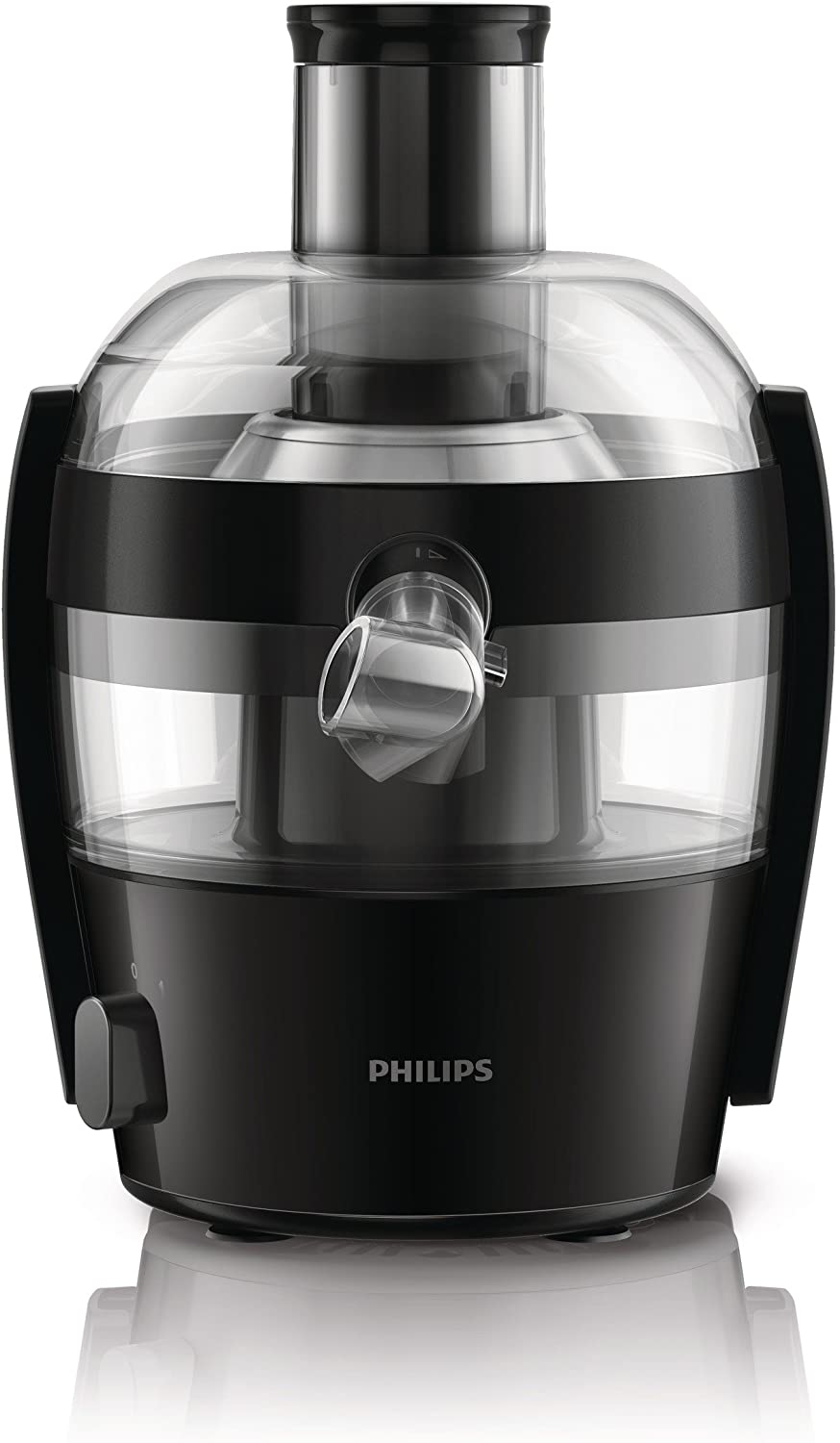 Philips Domestic Appliances Philips HR1832 / 00 Viva Collection Juicer 500 W, compact design, 1.5 L in one go, fast cleaning, black