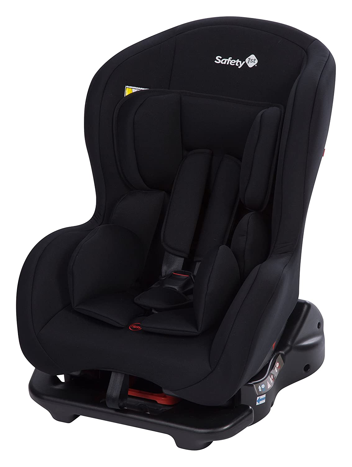 Safety 1st Sweet Safe Child Seat Group 0/1 (0 - 18 kg) Soft Padded and Includes 5-Point Harness Can be Used from Birth to Approx. 4 Years Full Black