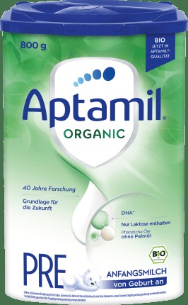Starting milk Pre Organic from birth, 800 g
