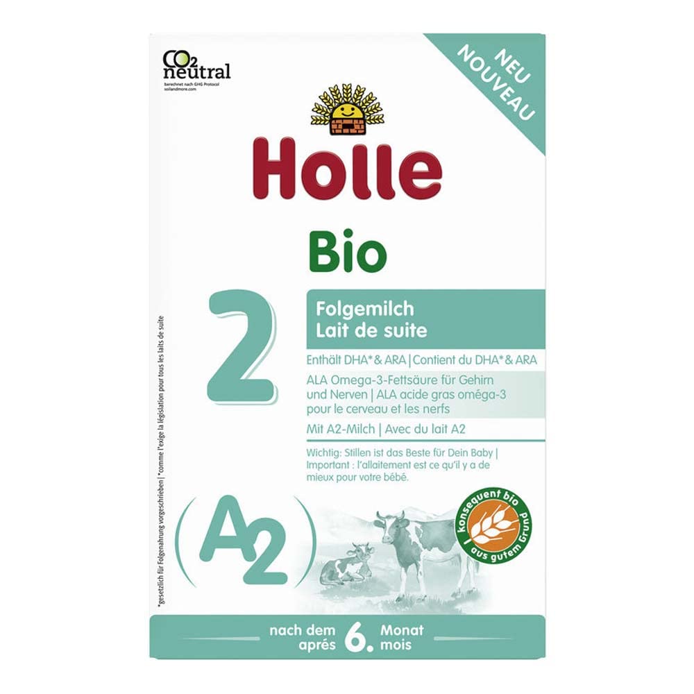 Holle Bio A2 Folgemilch 2, Karton, 400g