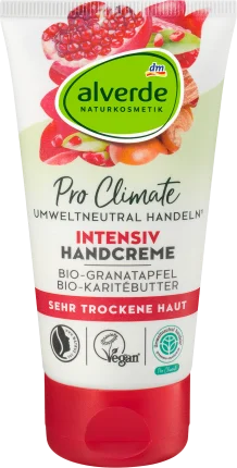 Hand cream intensively organic granatapfel, organic karité butter, 75 ml