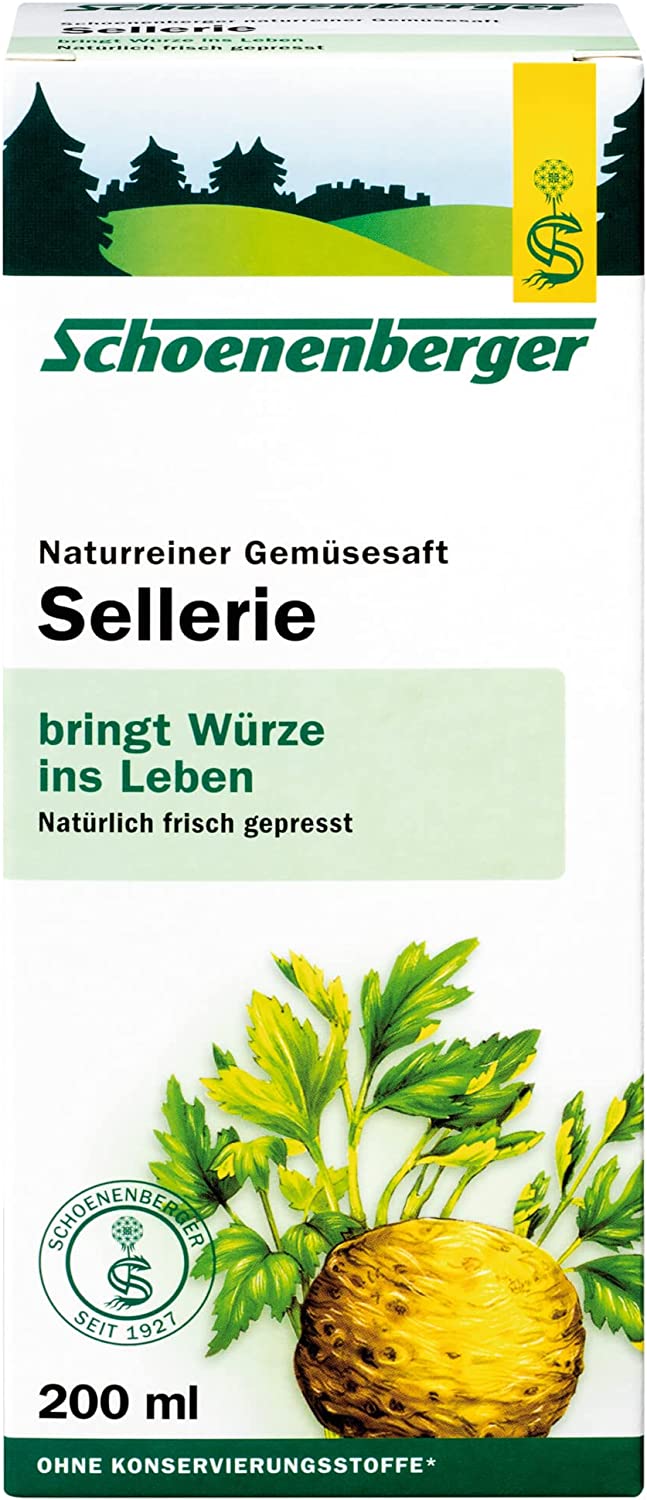 Celery Juice Scho Enenberger Medicinal Plant Juice 200ml