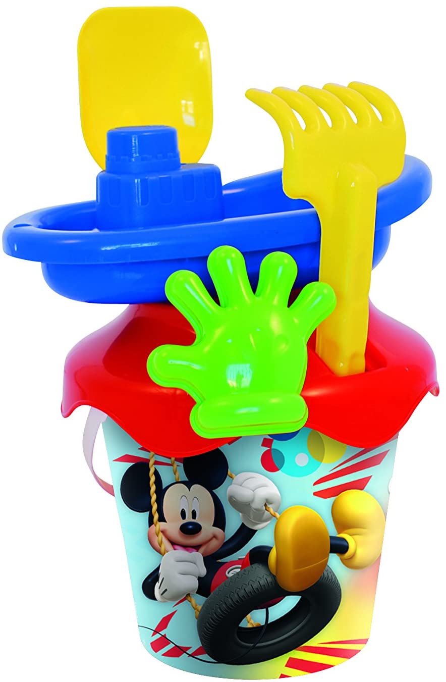 Adriatic 692 Tupiko Mickey Sand Set With Sailing Boat In One Box, Multi-Col