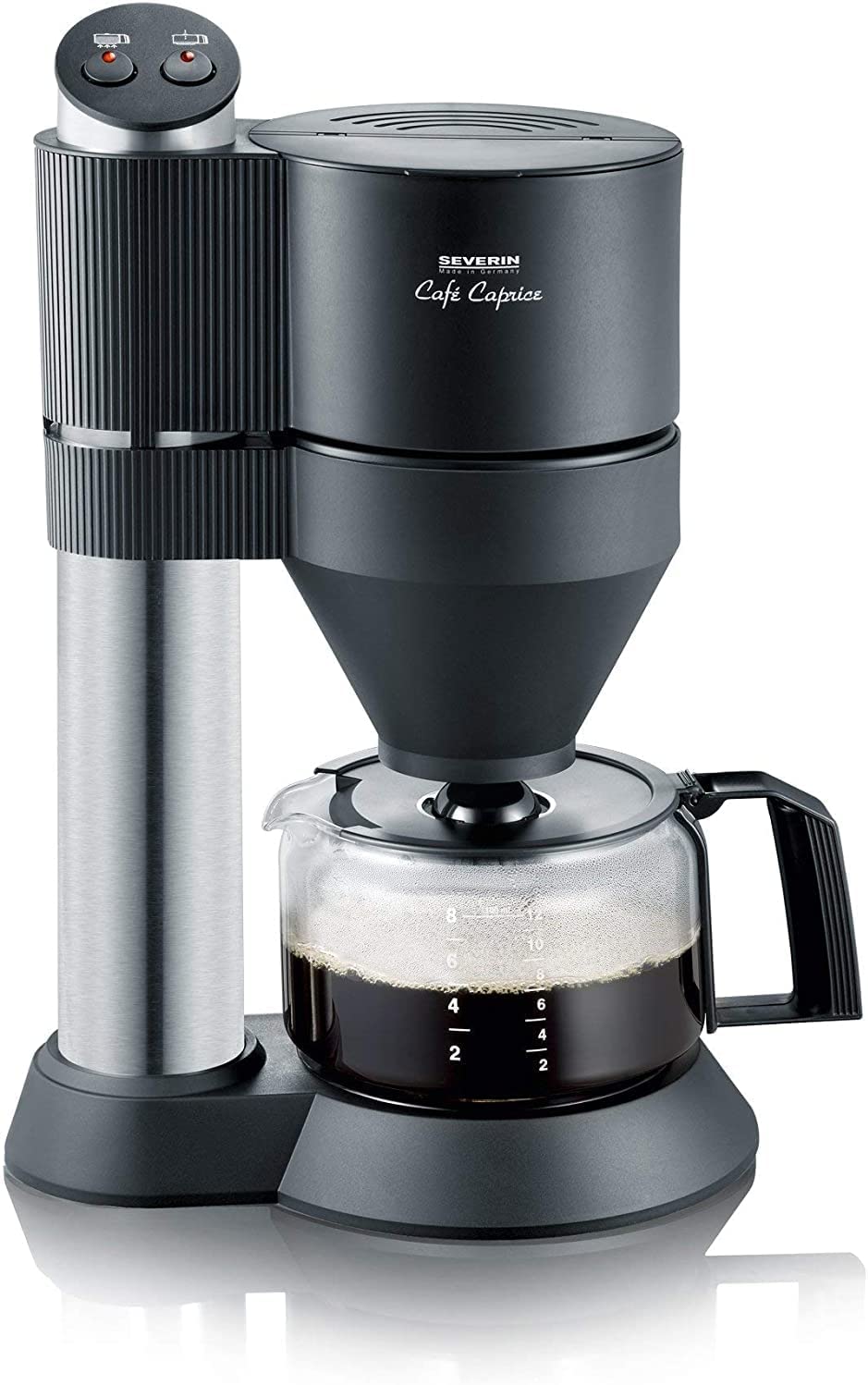 Café Caprice Coffee Machine Approx. 1450 W up to 8 Cups Swivel Filter 1 x 4 Vapotronic Brewing System Automatic Shut-Off