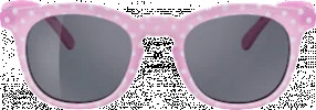 Sunglasses kids pink frame with white dots & round lenses, 1 piece