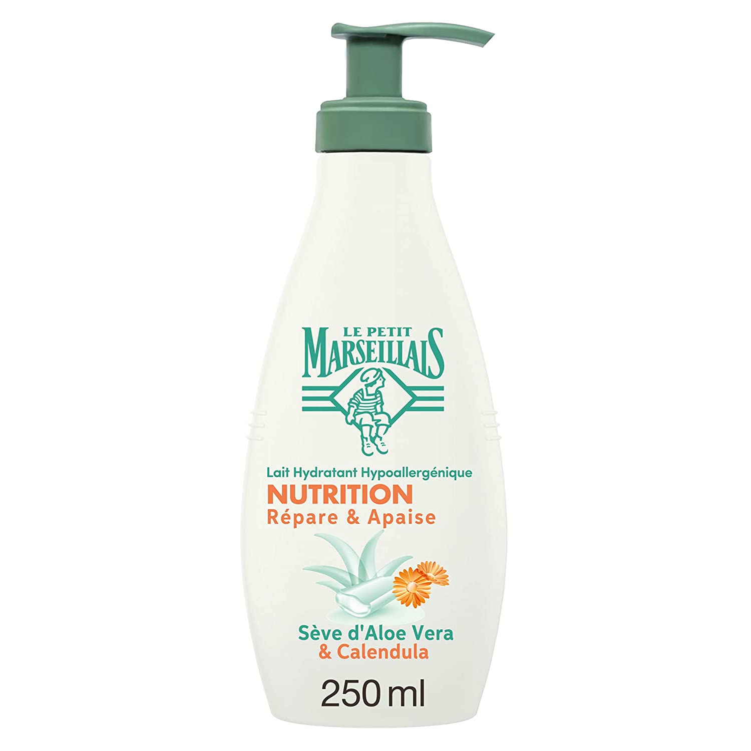 Le Petit Marseillais Milk Moisturising Hypo-Allergenic Aloe Calendula Pump 250 ml