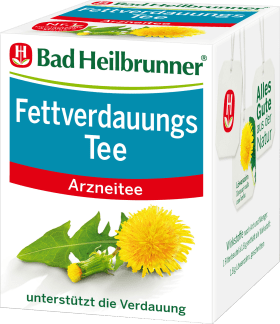 Bad Heilbrunner Medicinal Tea, Fat Digestion Tea (8 X 1.8 G), 14.4 G