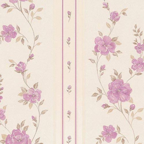 Md29442 – Impressions Seide Floral Beige, Rosa Galerie Wallpaper
