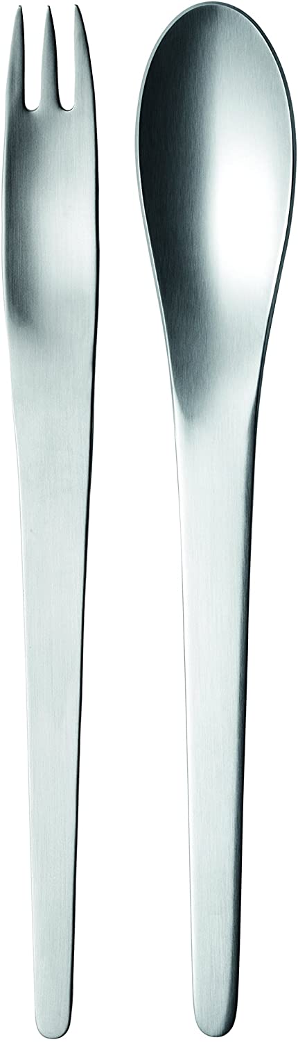 GEORGE Jensen GJ 473541 Serving Set, Set of 2, Stainless Steel, Stainless Steel, 5.4 x 14.7 x 33,79 cm