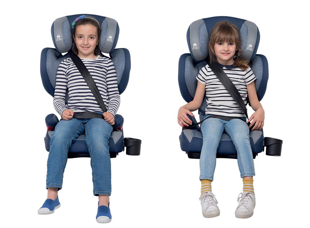 Foppapedretti Best Duofix Car Seat Group 2/3 (15-26 kg) for Children Aged 3 to 12 Years Sky