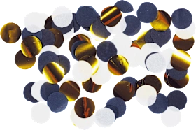 Dekorieren & Einrichten Scatter confetti, dots black-white-gold, 24 g