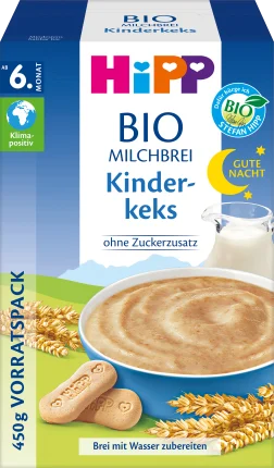 Evening porridge milk Good night organic children's biscuit from the 6th month, 450 g
