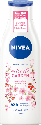 Nivea Miracle Garden Body Lotion Cherry Blossom & Red Berry, 250 ml